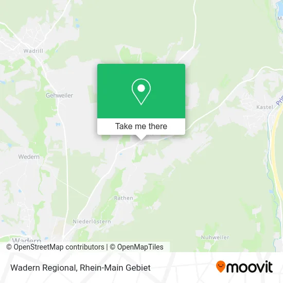 Карта Wadern Regional