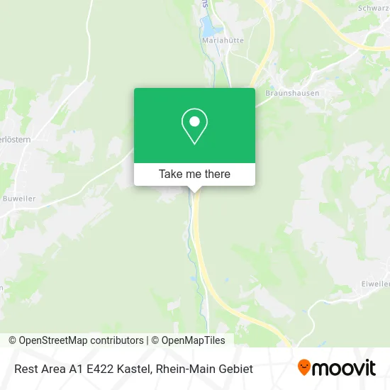 Карта Rest Area A1 E422 Kastel