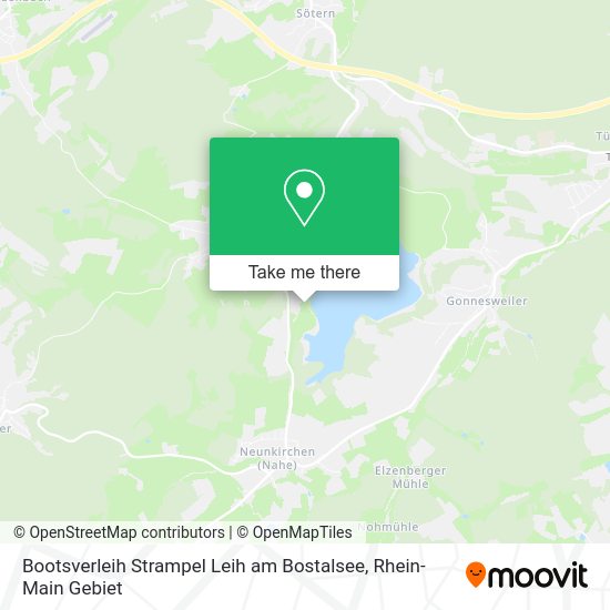 Карта Bootsverleih Strampel Leih am Bostalsee