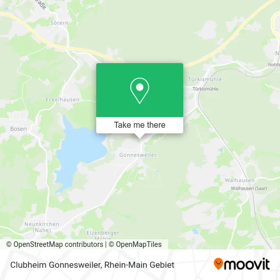 Карта Clubheim Gonnesweiler