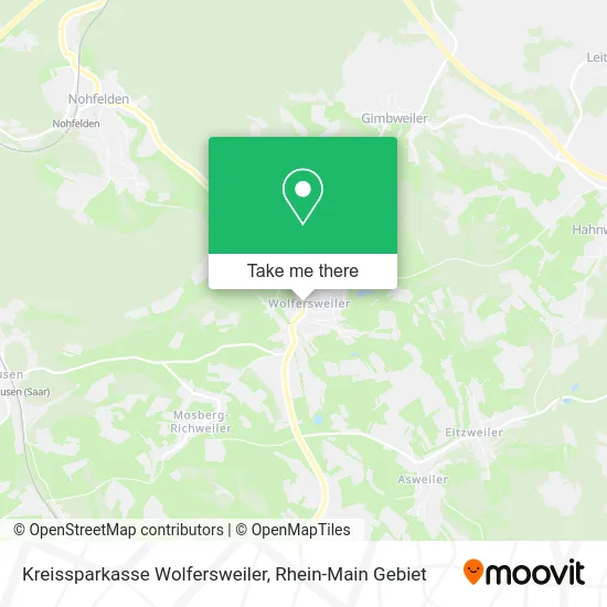 Kreissparkasse Wolfersweiler map