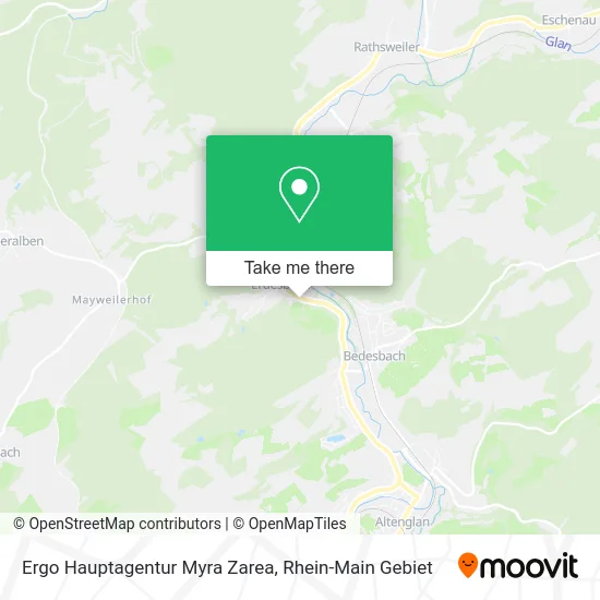 Карта Ergo Hauptagentur Myra Zarea