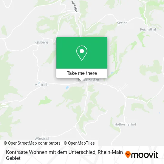 Карта Kontraste Wohnen mit dem Unterschied