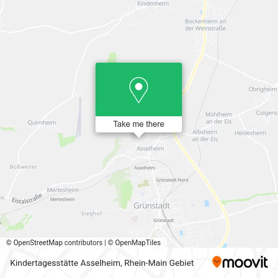Карта Kindertagesstätte Asselheim