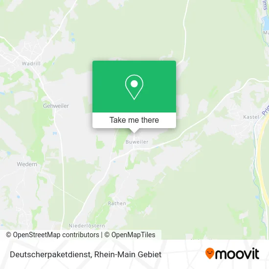 Deutscherpaketdienst map