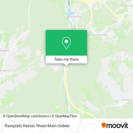 Карта Rastplatz Kastel