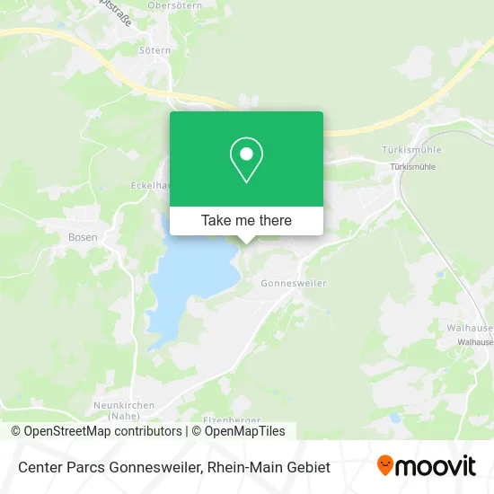 Карта Center Parcs Gonnesweiler