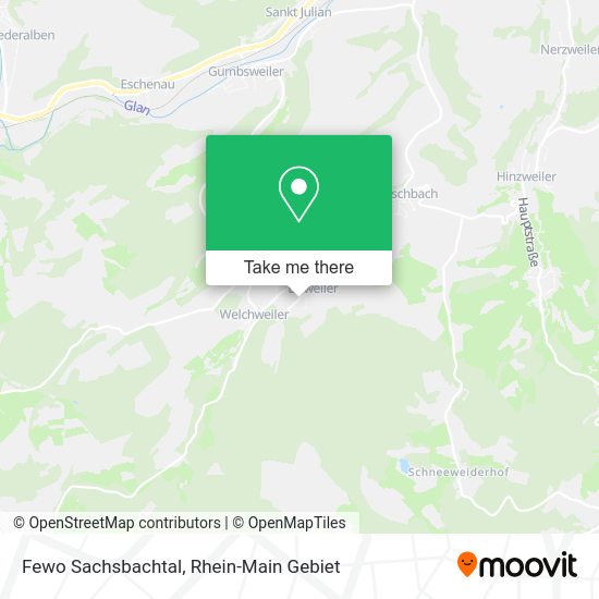 Карта Fewo Sachsbachtal