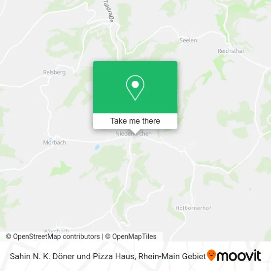 Карта Sahin N. K. Döner und Pizza Haus