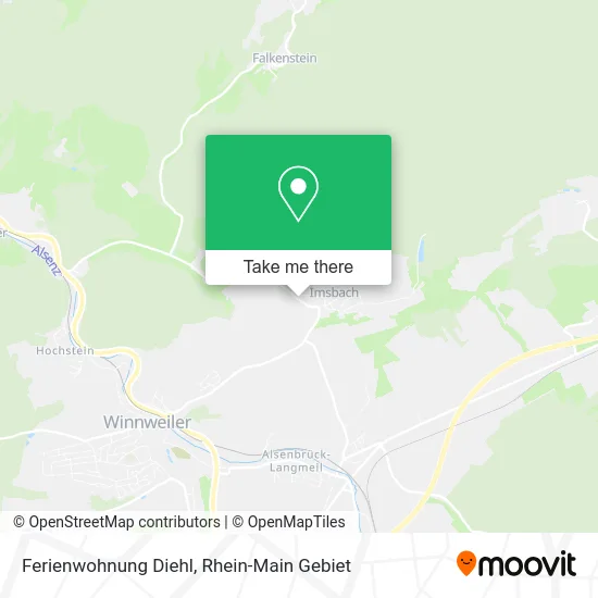 Карта Ferienwohnung Diehl