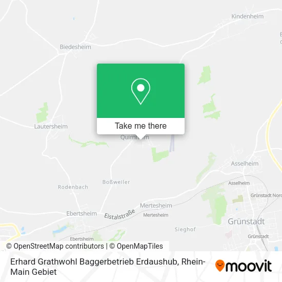 Карта Erhard Grathwohl Baggerbetrieb Erdaushub