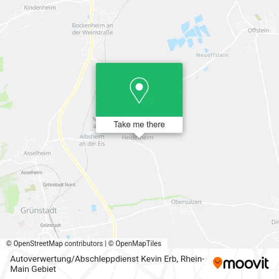 Карта Autoverwertung / Abschleppdienst Kevin Erb