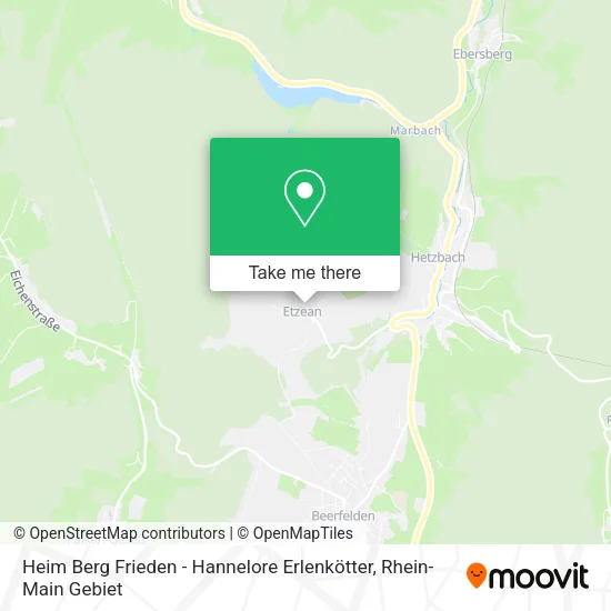 Карта Heim Berg Frieden - Hannelore Erlenkötter