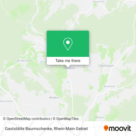 Карта Gaststätte Baurnschenke