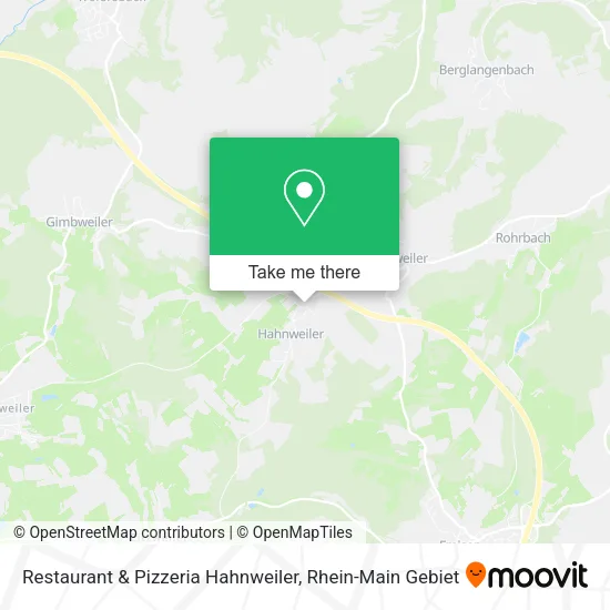 Карта Restaurant & Pizzeria Hahnweiler
