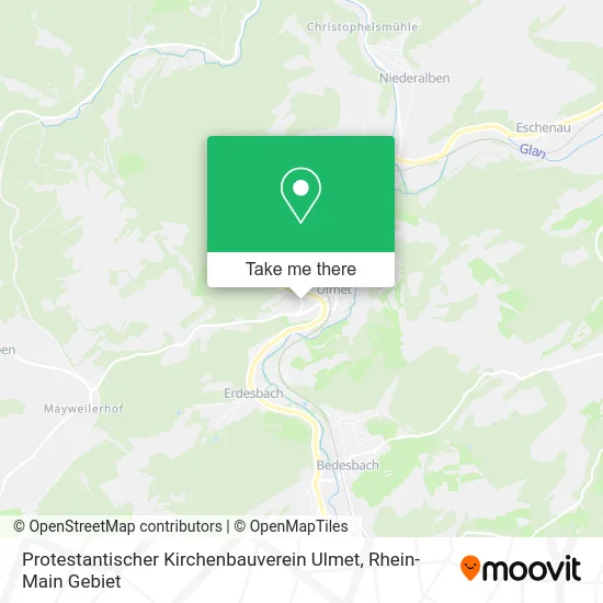 Карта Protestantischer Kirchenbauverein Ulmet