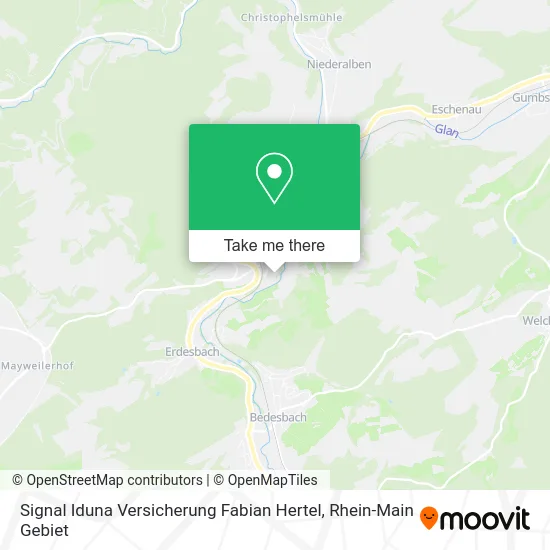 Карта Signal Iduna Versicherung Fabian Hertel