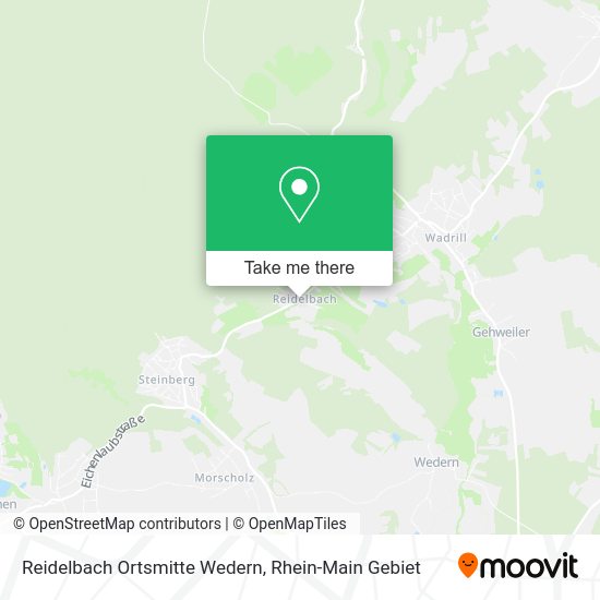 Карта Reidelbach Ortsmitte Wedern