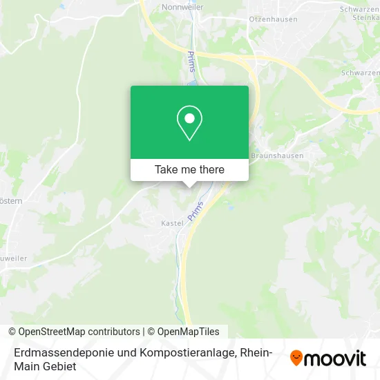 Карта Erdmassendeponie und Kompostieranlage