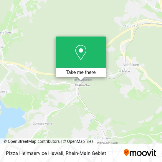 Карта Pizza Heimservice Hawaii