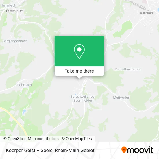 Koerper Geist + Seele map
