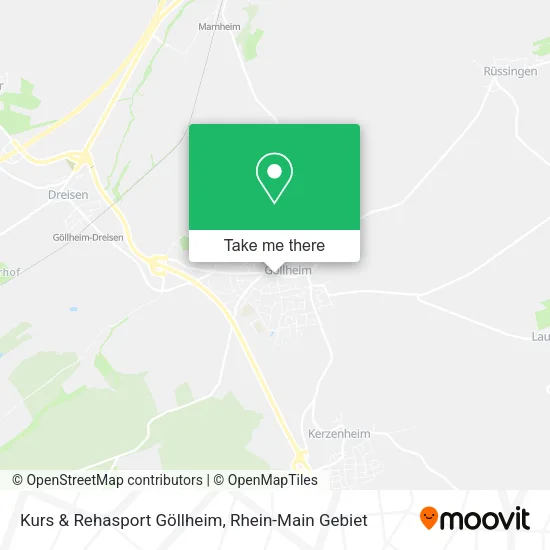 Карта Kurs & Rehasport Göllheim