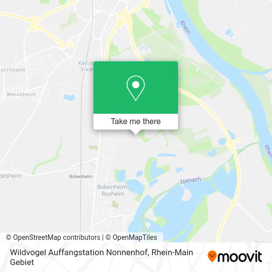 Карта Wildvogel Auffangstation Nonnenhof