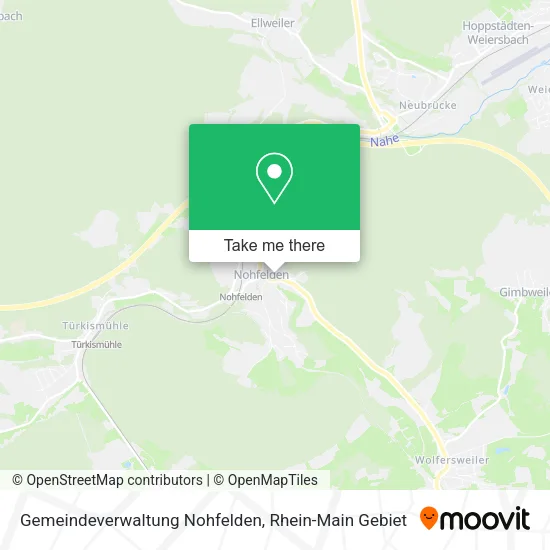 Карта Gemeindeverwaltung Nohfelden