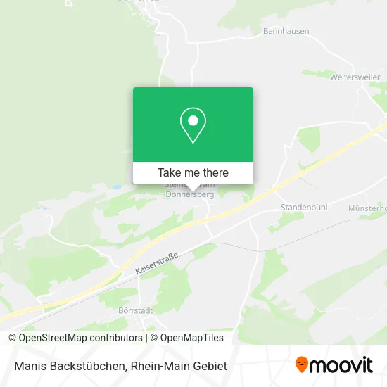 Карта Manis Backstübchen