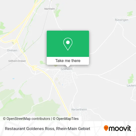 Карта Restaurant Goldenes Ross