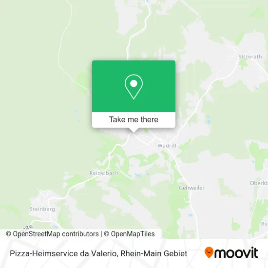 Карта Pizza-Heimservice da Valerio