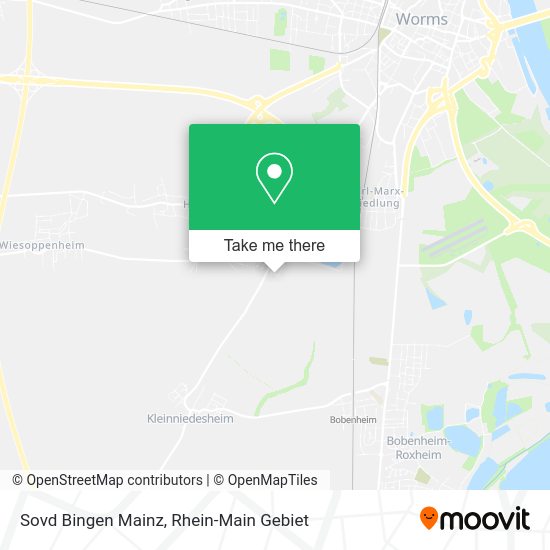 Карта Sovd Bingen Mainz