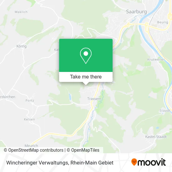 Карта Wincheringer Verwaltungs