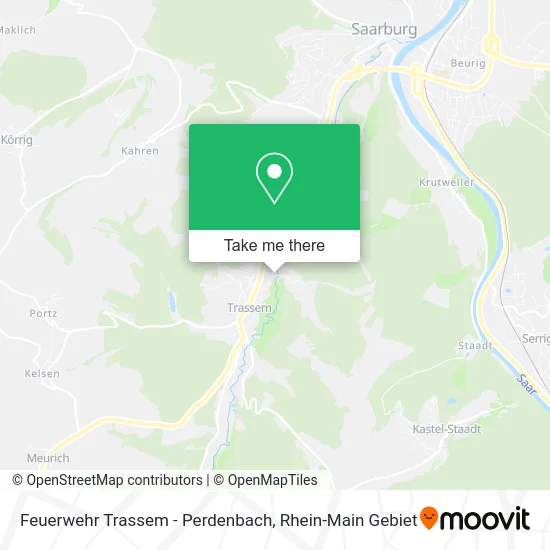 Карта Feuerwehr Trassem - Perdenbach