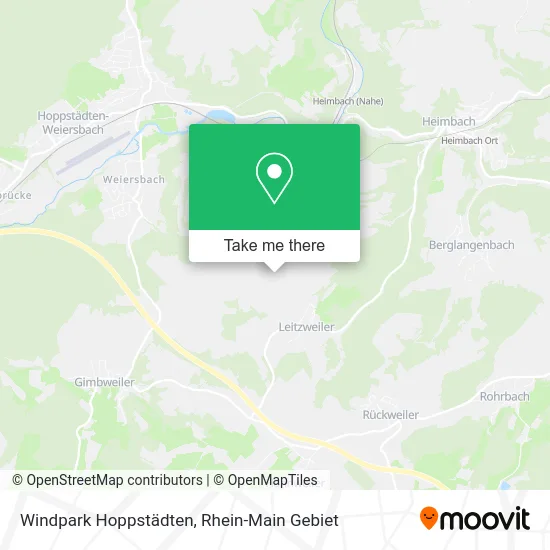 Карта Windpark Hoppstädten