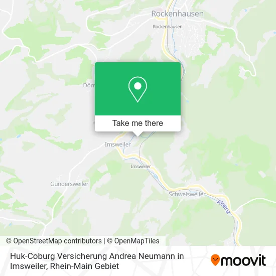 Карта Huk-Coburg Versicherung Andrea Neumann in Imsweiler