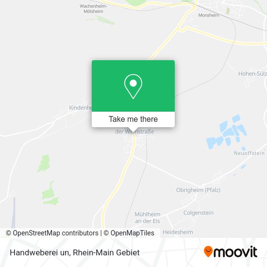 Карта Handweberei un