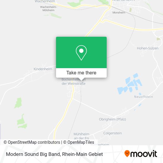 Карта Modern Sound Big Band