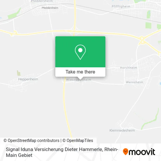 Карта Signal Iduna Versicherung Dieter Hammerle