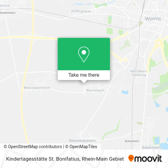 Карта Kindertagesstätte St. Bonifatius