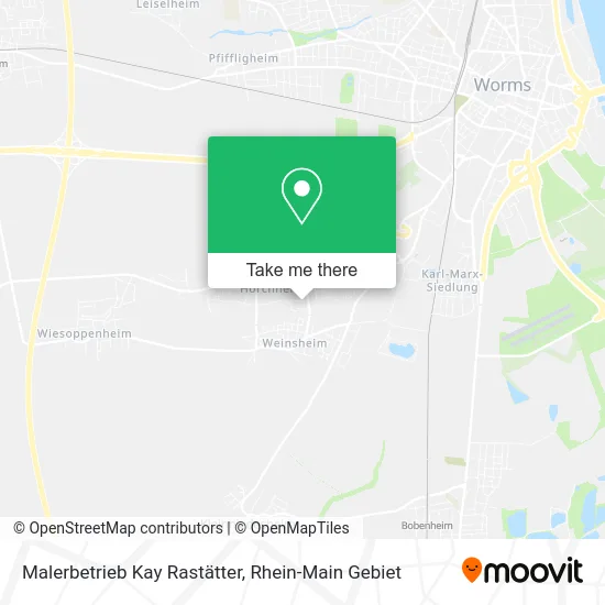 Карта Malerbetrieb Kay Rastätter