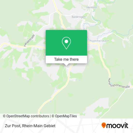 Карта Zur Post