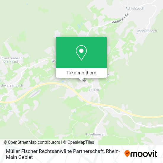 Карта Müller Fischer Rechtsanwälte Partnerschaft