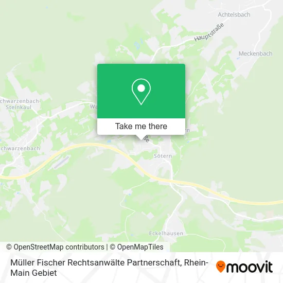 Карта Müller Fischer Rechtsanwälte Partnerschaft