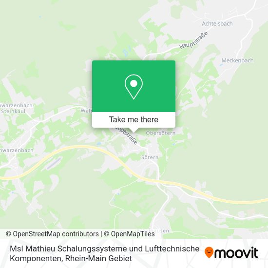 Карта Msl Mathieu Schalungssysteme und Lufttechnische Komponenten