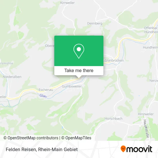 Карта Felden Reisen