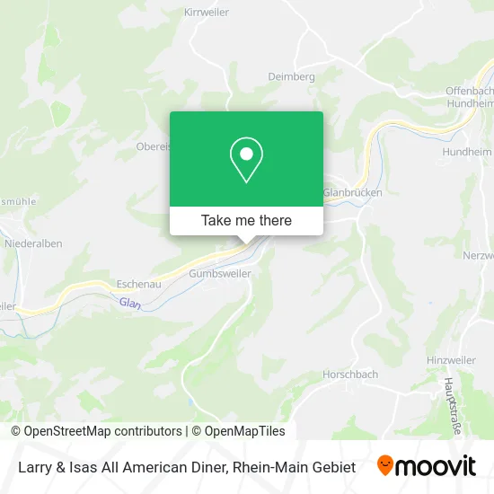 Карта Larry & Isas All American Diner
