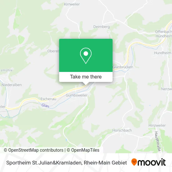 Карта Sportheim St.Julian&Kramladen