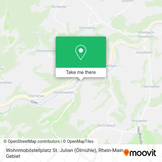 Карта Wohnmobilstellplatz St. Julian (Ölmühle)