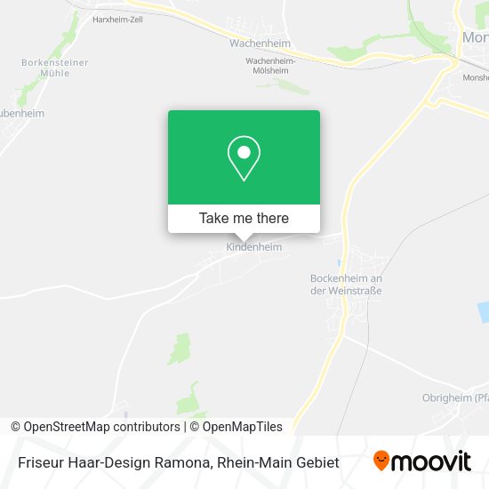 Карта Friseur Haar-Design Ramona